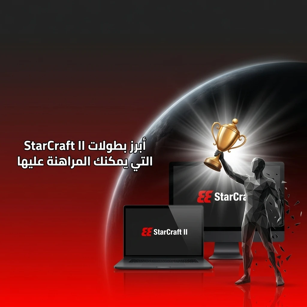 أبرز بطولات StarCraft II للمراهنة مثل GSL وIEM Katowice وESL Masters وكأس العالم للرياضات الإلكترونية